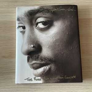 The rose that grew from concrete by Tupac Shakur HARDCOVER BOOK
